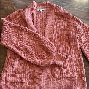 Madewell Women's Knit Cardigan - Warm Rust